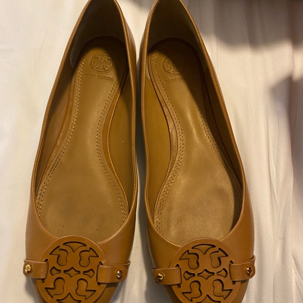Tory Burch 9 flats reva leather ballet